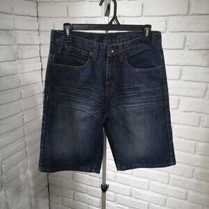 Paper Denim & Cloth Youth's Size 16 Medium Wash Longer Wide Leg Shorts